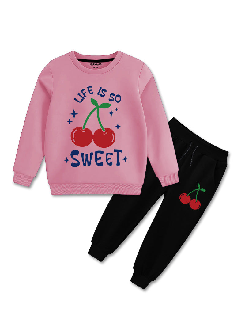 Girls tracksuit for winter