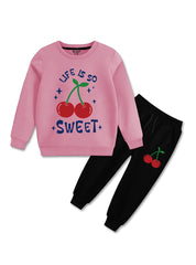 Girls tracksuit for winter