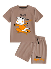 2 pcs boys cotton shorts design