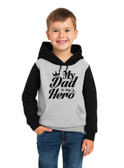 Bold My Dad is My Hero Boys Hoodie – Comfy and Stylish
