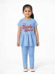 Girls I’m a Barbie Girl Frock Set