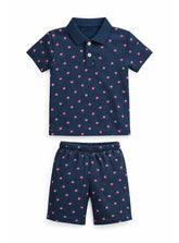 Navy Blush Dot Co ord Set