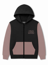 Black & Blush Boys Zip Hoodie