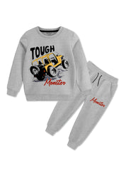Tough Monster Truck Boys Tracksuit Perfect For Cold Days