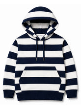 Boys Hoodie Nevy&White Stripe