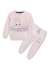 Cozy winter fleece tracksuit for girls