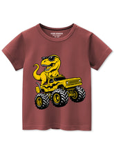 Boys Dino Monster Ride Graphic Tee
