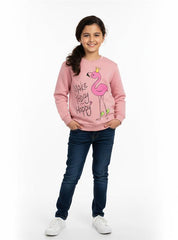 Cozy fleece sweatshirt for kids girls Lahore