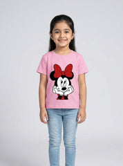 Girls Cute Minnie Graphic Tee