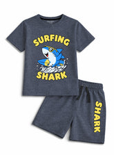 Boys Surfing Shark Short Set