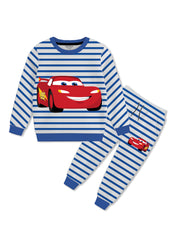 Fun Cartoon Car Sleepwear Pajama Set for Boys