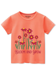 Girls Bloom Grow Graphic Tee