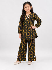 Gold Pattern 2-Piece Suit