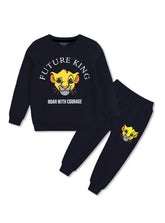 Cozy winter fleece tracksuit for boys