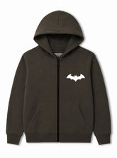 Boys Winter Zip Hoodie Shadow Bat