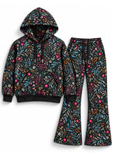 Girls Winter Hoodie Set Setids’ Twilight Bloom