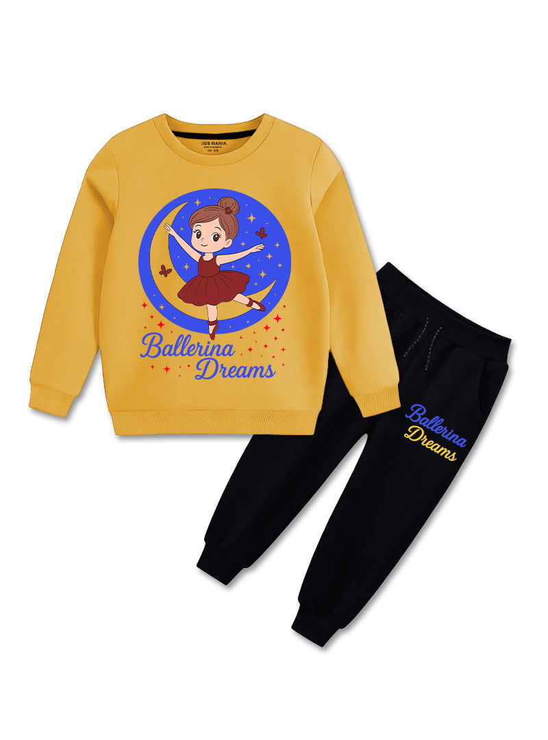 Winter Fleece Outfit Set For Girls