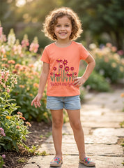Girls Bloom Grow Graphic Tee