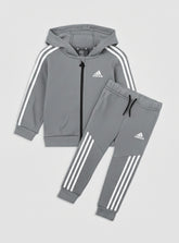 Boys Winter Tracksuit Grey with Iconic Adidas Style