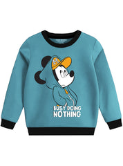 Fleece Sweatshirt - Mickey Busy Doing Nothing
