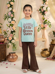 Girls Blossom Queen Flare Set