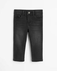 Fashionable Slim Fit Dark Grey Denim Jeans for Boys