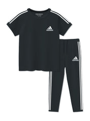 Adidas Logo Printed Boys T-Shirt & Trouser Set