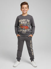Warm tracksuit for boys online