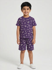 Boys Summer Wave Short Set
