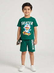 Boys Skater Fun Short Set