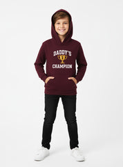 Pullover fleece hoodie for boys