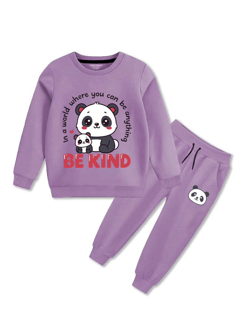 Fleece Tracksuit For Girls
