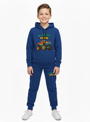 Blue Winter Hoodie Set - Monster Power