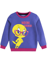 Neon Mood Printed Winter Sweatshirt