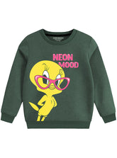 Neon Mood Printed Winter Sweatshirt