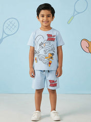 Boys Tom Jerry Fun Short Set