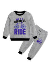 Beautiful Ride Fleece Tracksuit For Little Boys