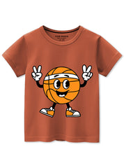 Boys Happy Hoops Graphic Tee