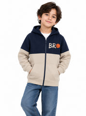 Boys Winter Zip Hoodie Basketball Ace