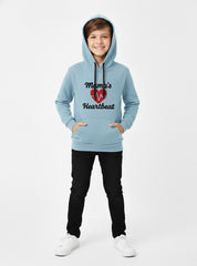 Motivational Mama's Heartbeat Children's Fleece Hoodie