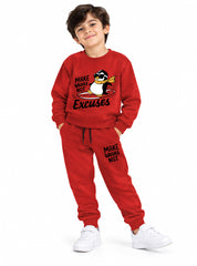 Boys Winter Set Penguin Wave