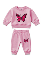 Toddler Winter Set Pink Butterfly