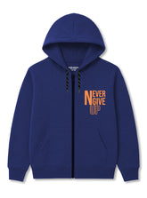 Boys Hoodie Zip-Up Never Give Up