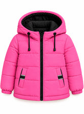 Girls Winter Puffer Jacket Pink Frostline