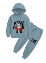 Boys Winter Hoodie Set Frosty Panda