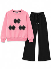 Girls Winter Set Pretty Ribbon