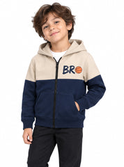 Boys Winter Hoodie Zip-Up Hoop Street