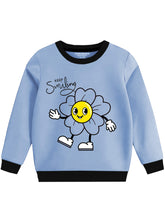 Keep Smiling Cartoon Warm Sweatshirt