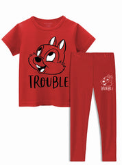 trouble shirt with tights