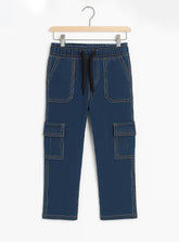 Boys Cargo Jeans β Soft Denim with Multiple Pockets